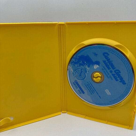 Curious George Rides A Bike DVD Classic Animated Stories Ages 4-9 Scholastic - Picture 4 of 4